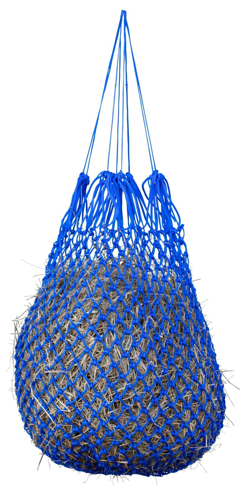 Siatka na siano Nova, bez pierścieni, niebieski, oczko 3 cm, Covalliero - Cavalo